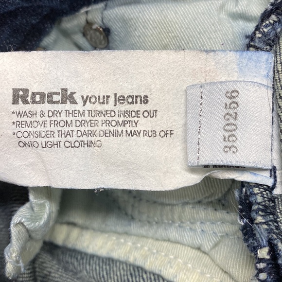 Rock and Republic Jagger Jeans Wide Leg, Dark Blue Wash - Picture 11 of 16